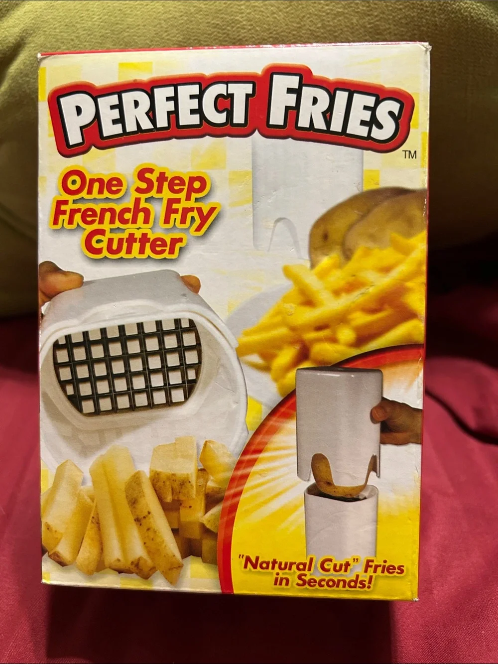 Perfect Fries One Step French Fry Cutter - White As Seen on TV